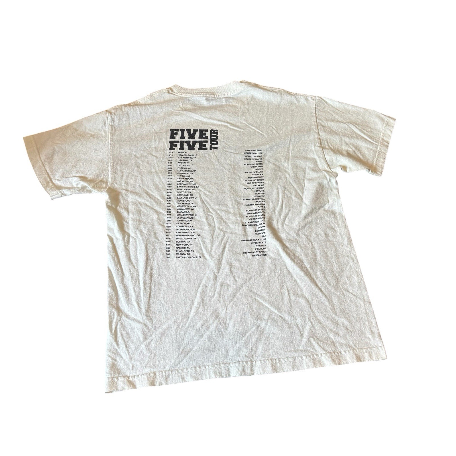 G59 Records x Pouya & Suicideboys Tour Date Tee White Adult Medium Merch gallery