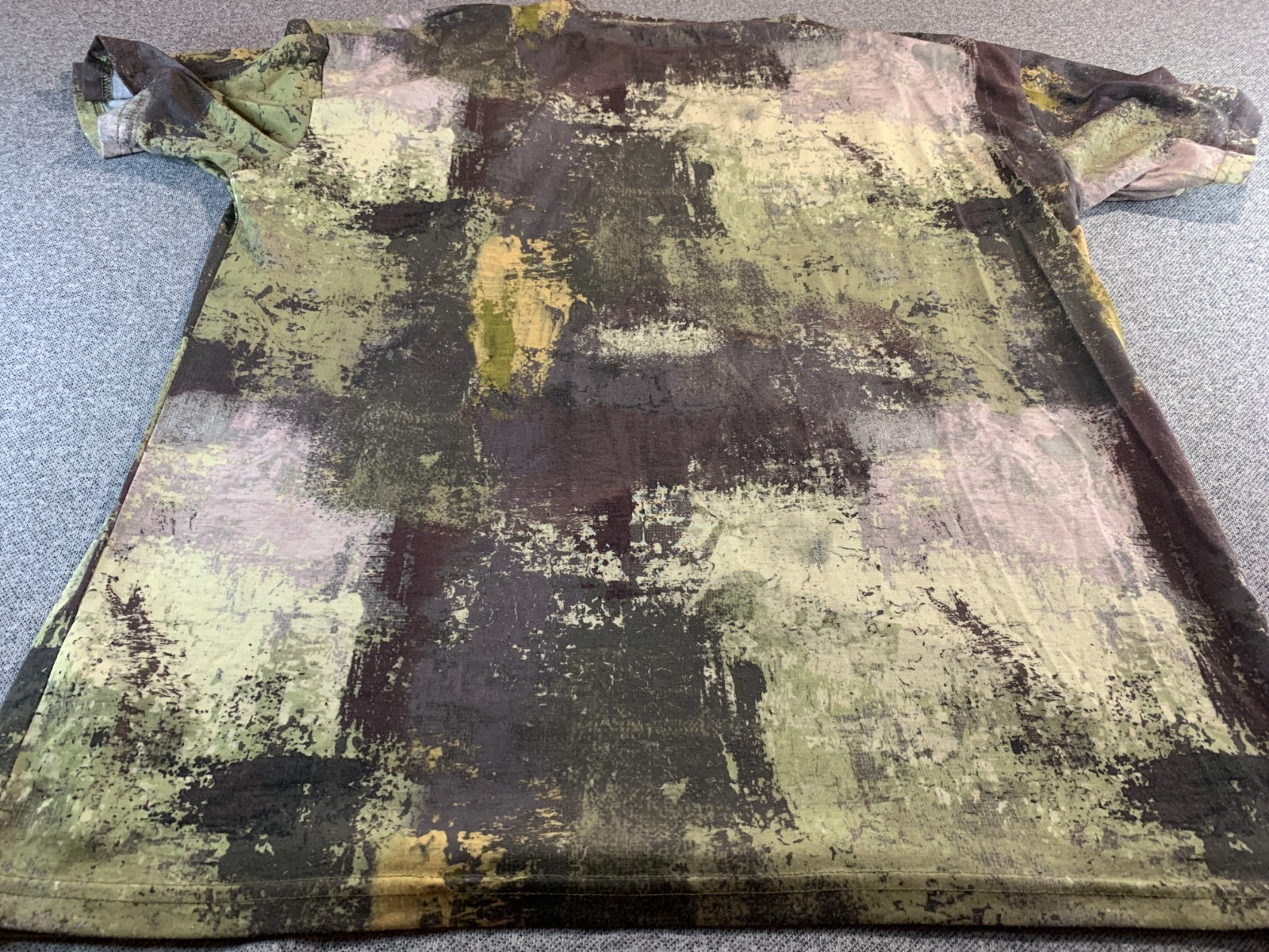 BoohooMan T Shirt Men Multi Camouflage Streetwear Short Sleeve Crewneck Pullover gallery