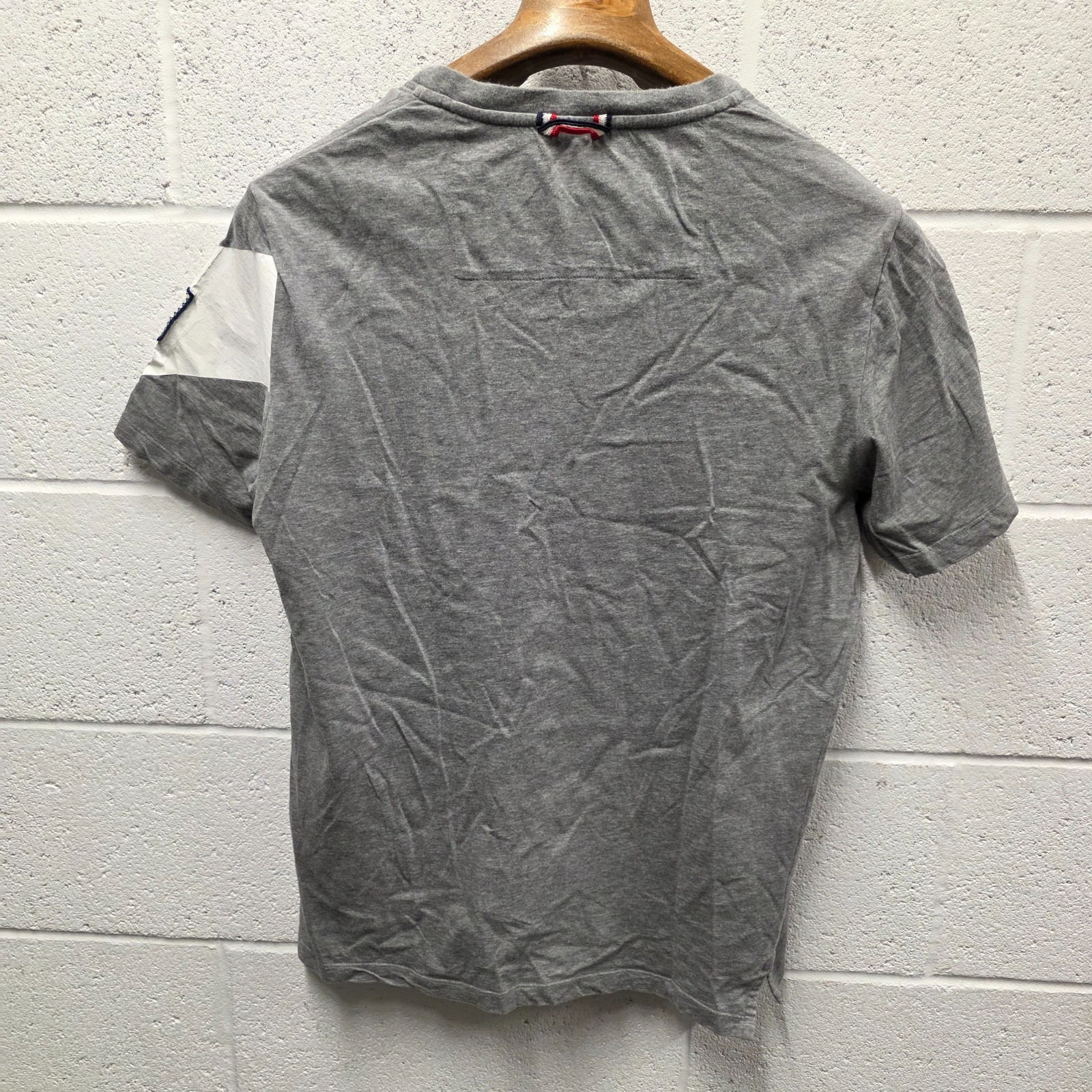 Moncler Gamme Bleu Short Sleeve Shirt Tshirt Retail $1050 20x27 Gray Maglia M gallery
