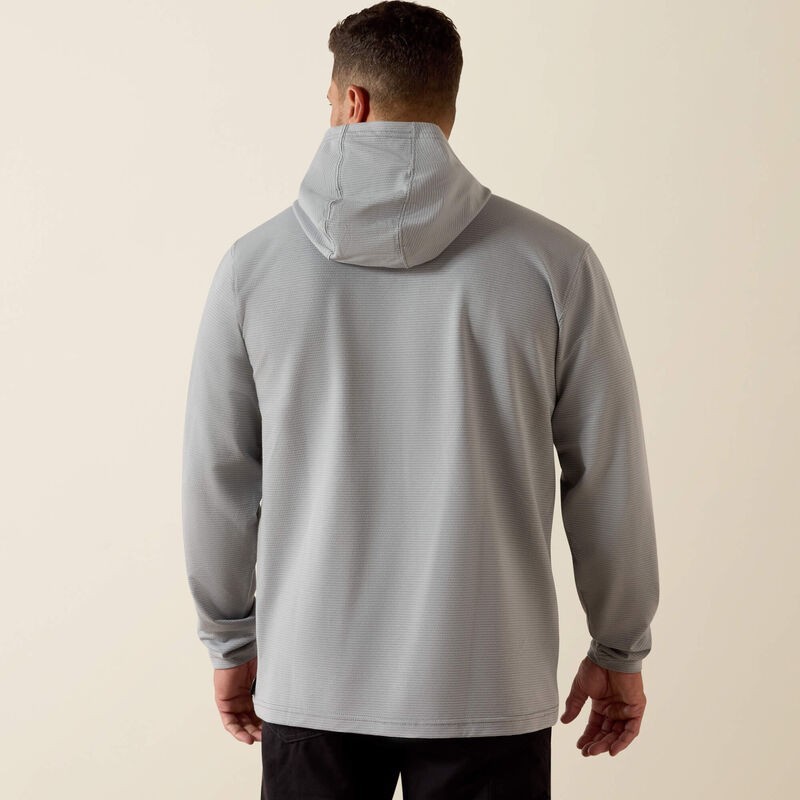 Ariat FR Cat1 Baselayer Hooded Long Sleeve T-Shirt Silver Fox Heather gallery