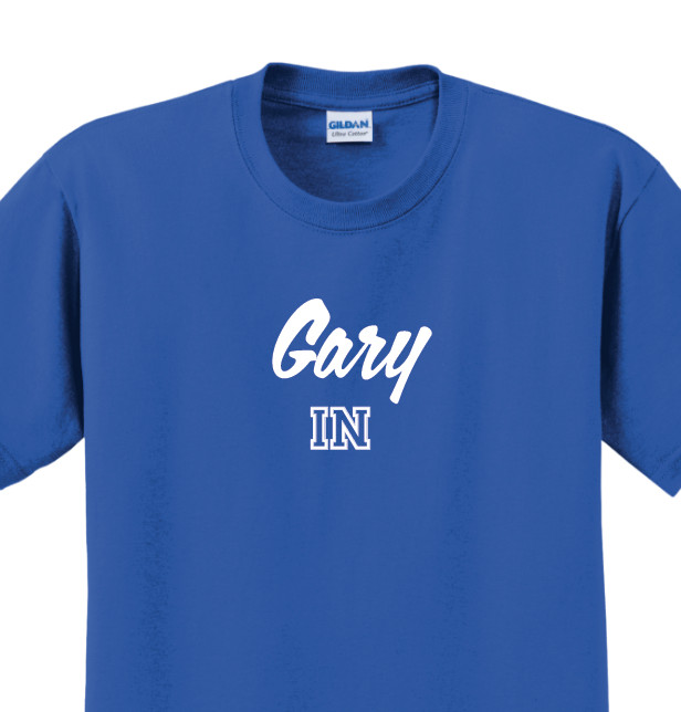 Gary, Indiana State T-Shirt Short Sleeve Graphic Tee Unisex apparel gallery