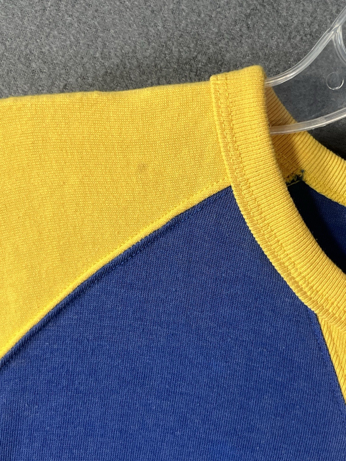 VTG Claybrooke Raglan Shirt Sportswear Gym 70s 80s Korea Colorblock See Photos gallery