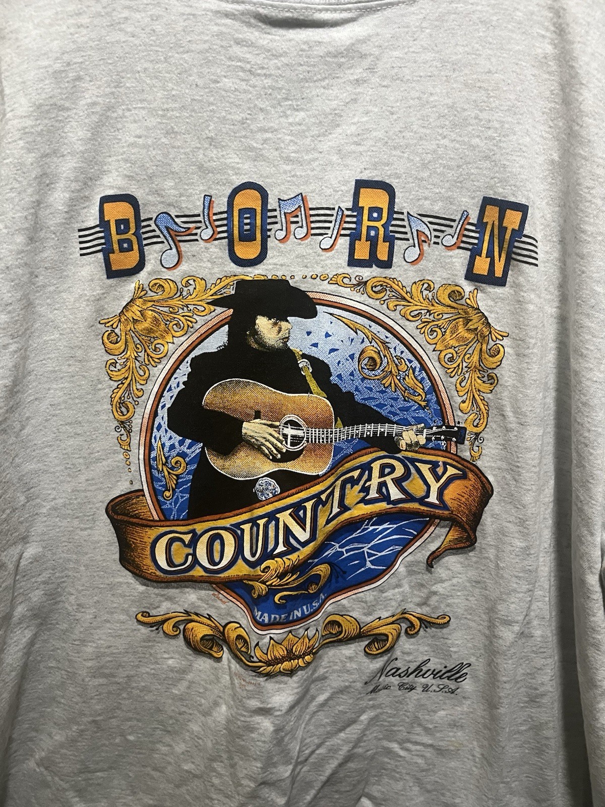 Vintage Born Country Nashville Premier Sportswear T Shirt Size XL