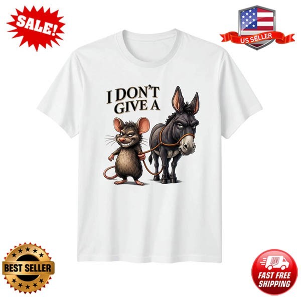 I Dont Give A T-Shirt Sarcastic Animal Humor Birthday Gift For Him And Her S-5XL gallery