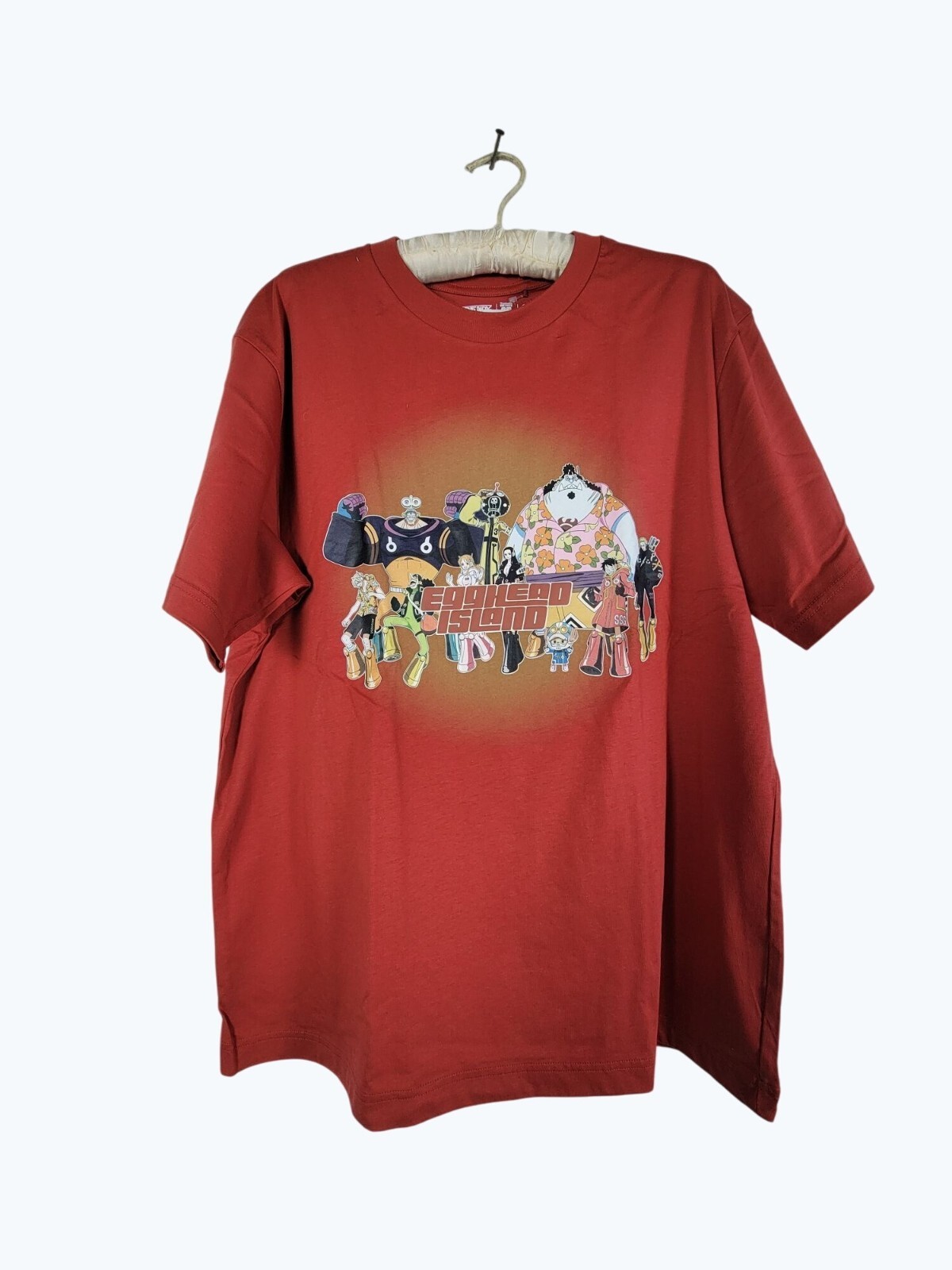 Uniqlo UT One Piece 15th Anniversary Dark Orange T-Shirt Large Cotton Unisex New