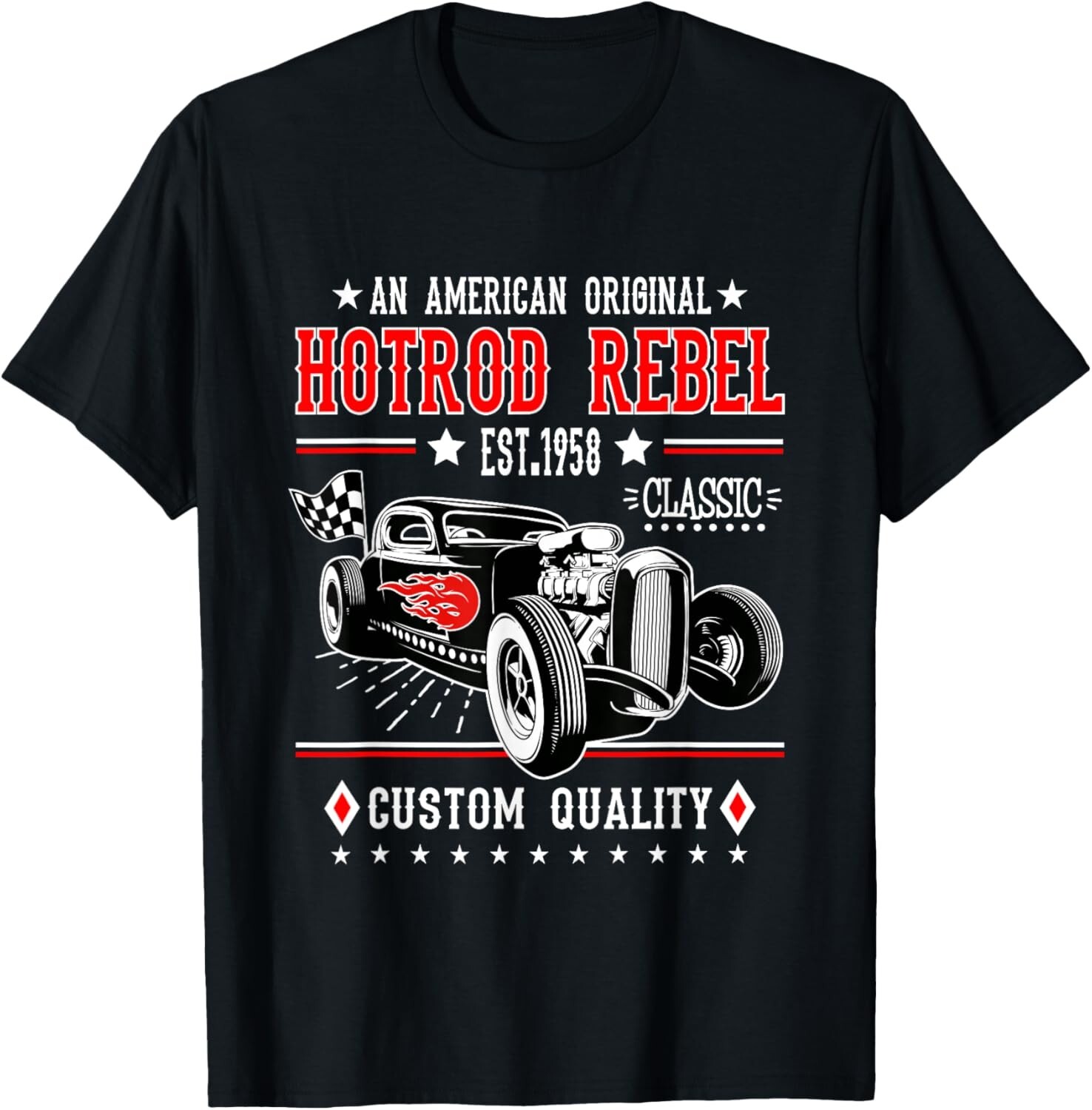 Hot Rod Rockabilly Clothing 50s Sock Hop Vintage Classic Car Gift Unisex T-Shirt gallery
