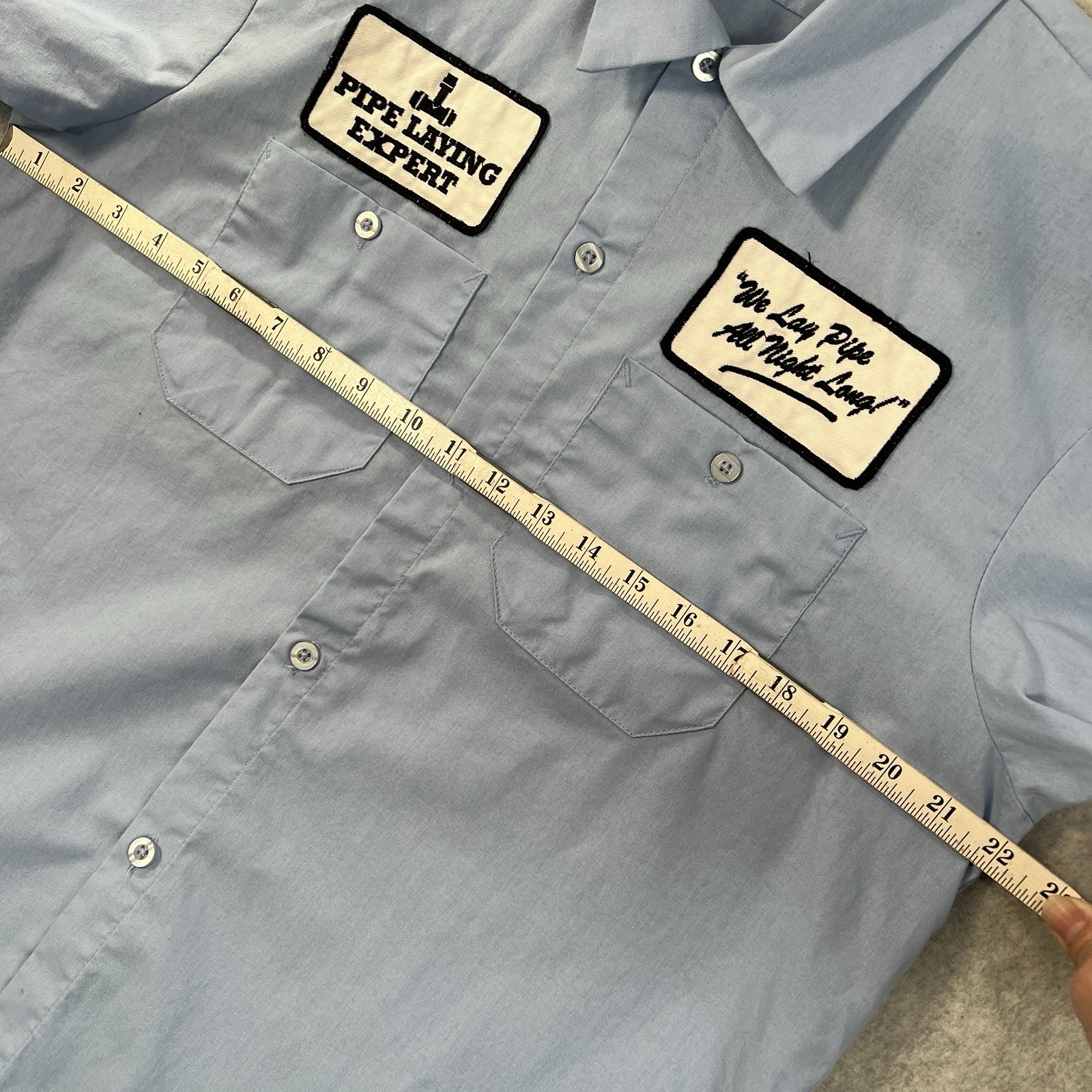 Funny Plumber Shirt Costume Cosplay Pipe laying expert Plumber Large gallery
