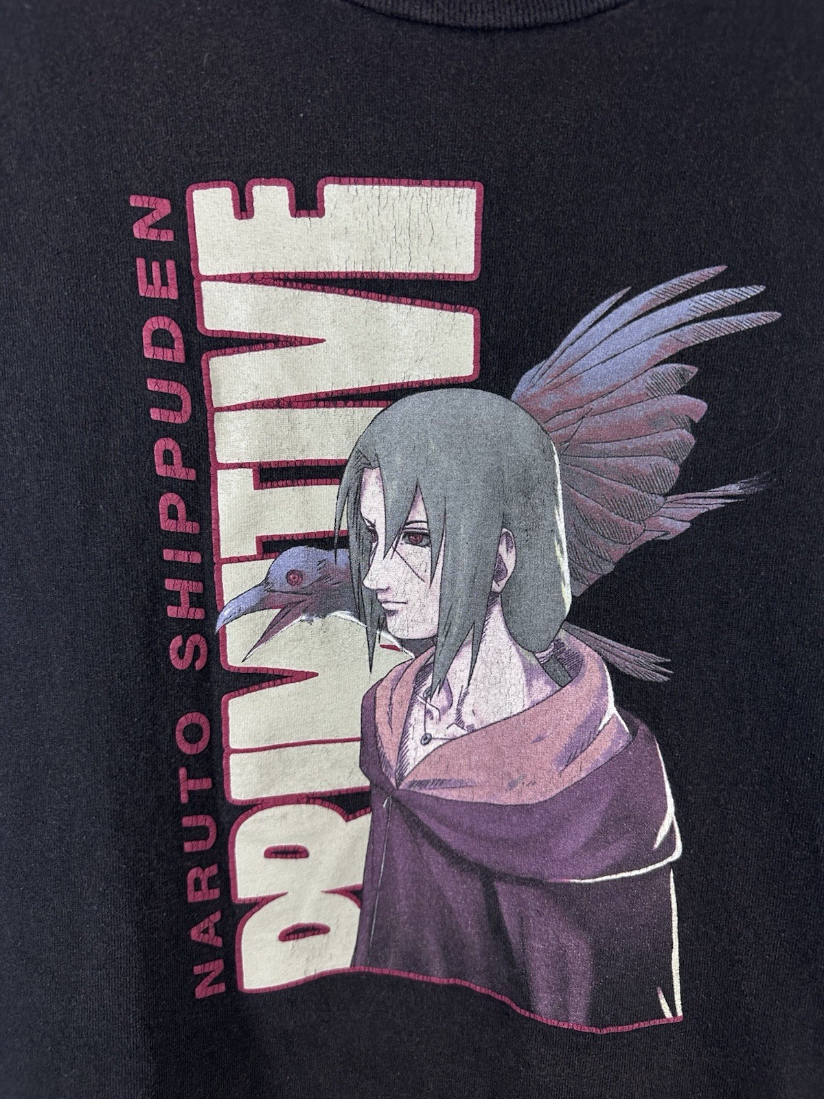 Primitive Apparel Itachi Uchiha Naruto Shippuden Men's Black Graphic T-Shirt XL gallery