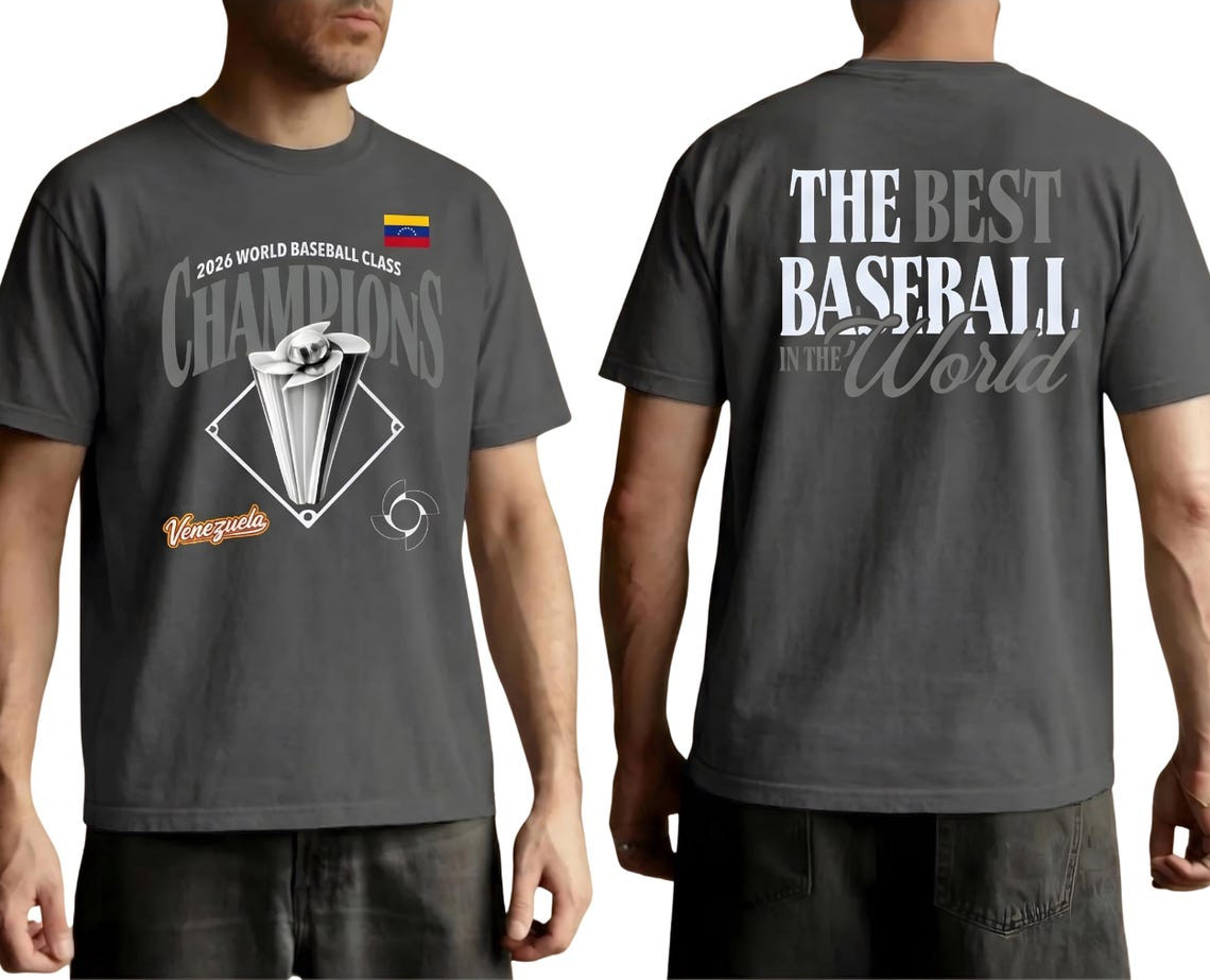 Venezuela 2026 World Baseball Classic Champions T-Shirt S-5XL gallery