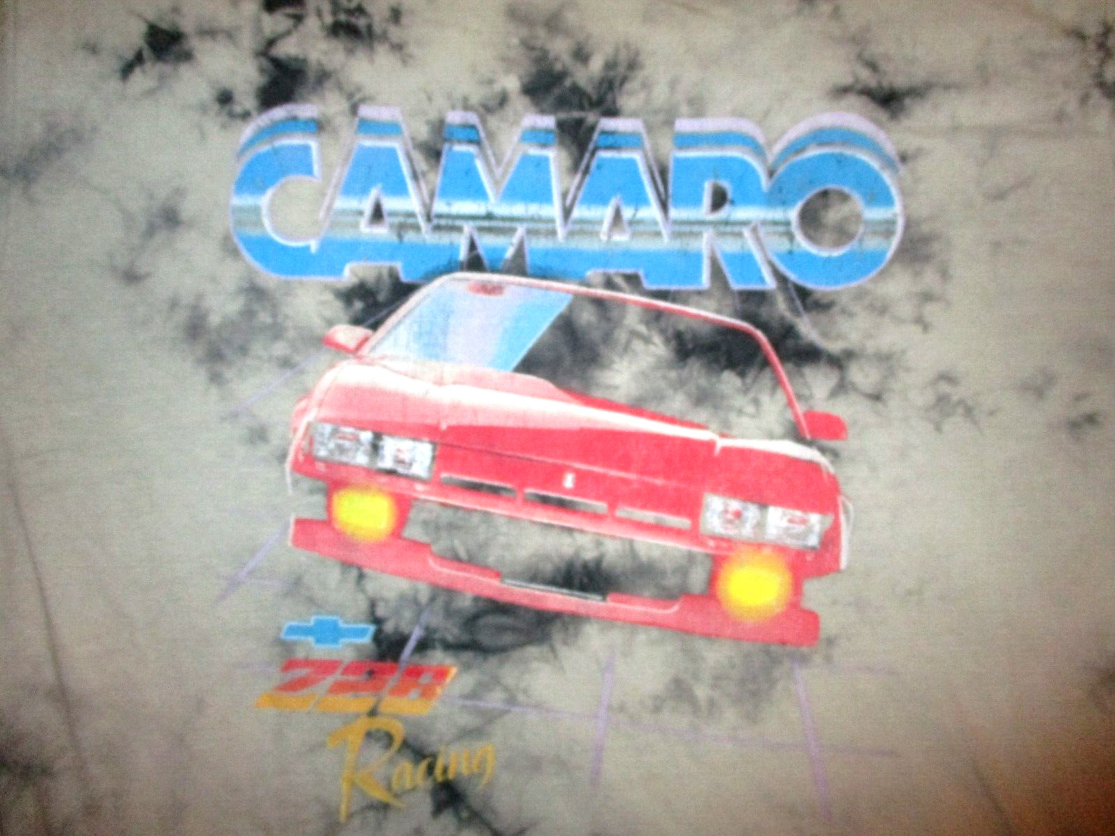 Retro 80s 90s TIE DYE Z28 CAMARO T SHIRT Chevy Chevrolet Sports Car Adult LARGE gallery