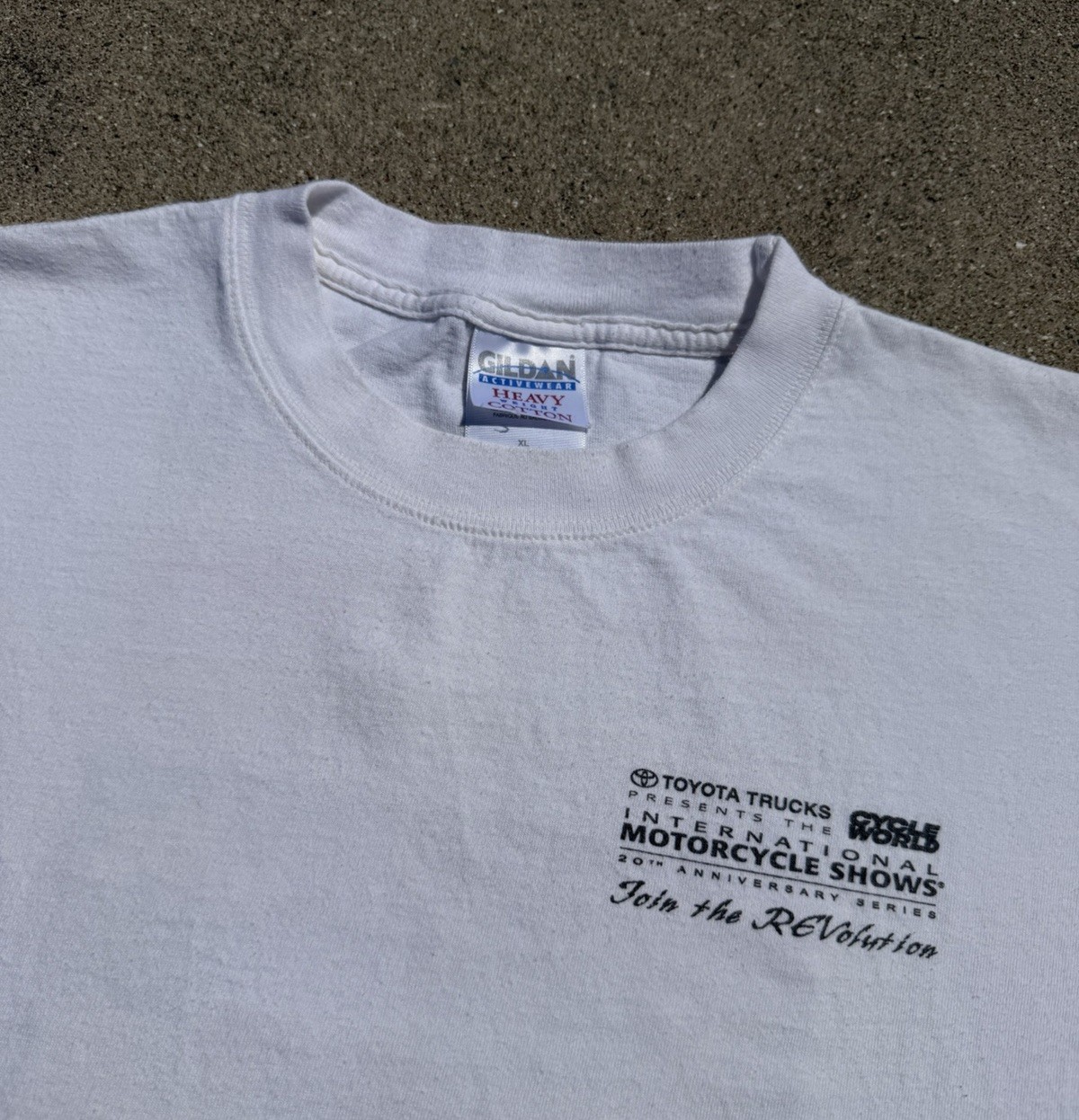 Vintage 90s 00s Toyota Trucks Cycle World Car Auto Promo T-Shirt Size XL gallery