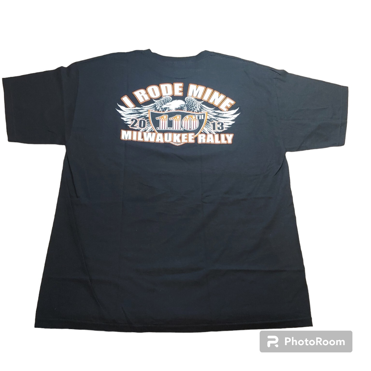 Hot Leathers Biker Tee XL I Rode Mine 110th Milwaukee Rally Screaming Eagle New
