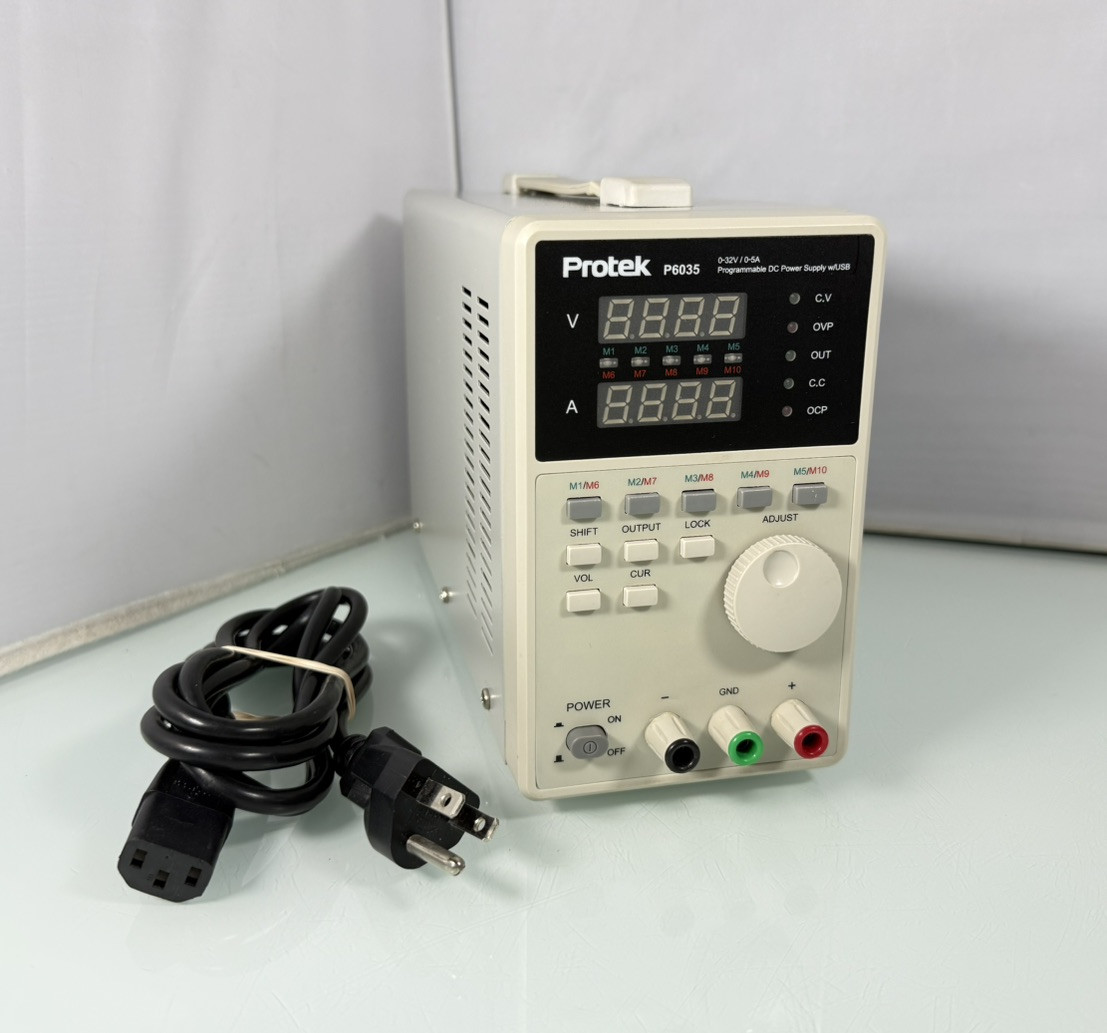 Protek P6035 Programmable DC Power Supply with USB Control Variable 0-32V / 0-5A