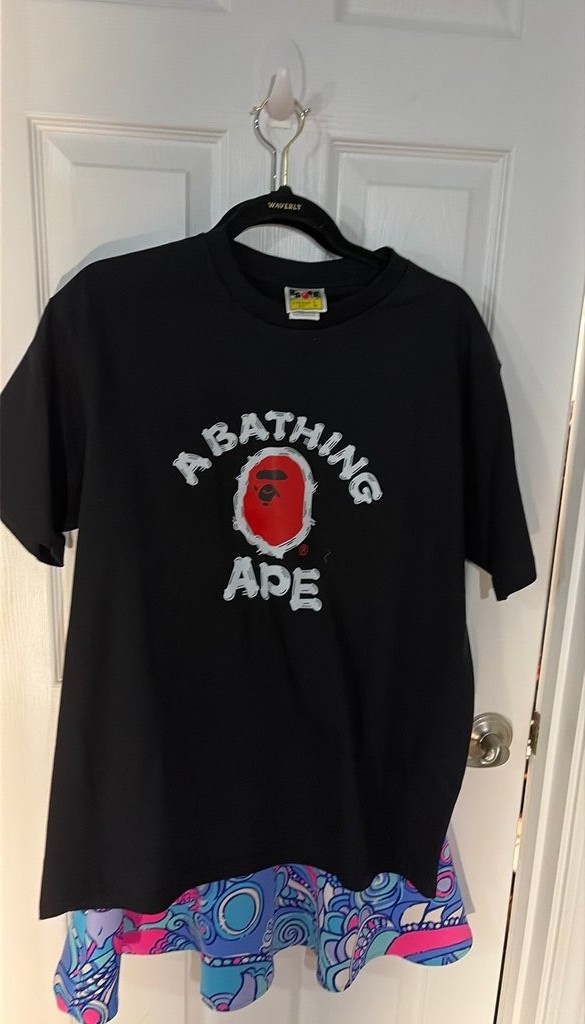 A Bathing Ape Black Graphic T-Shirt gallery