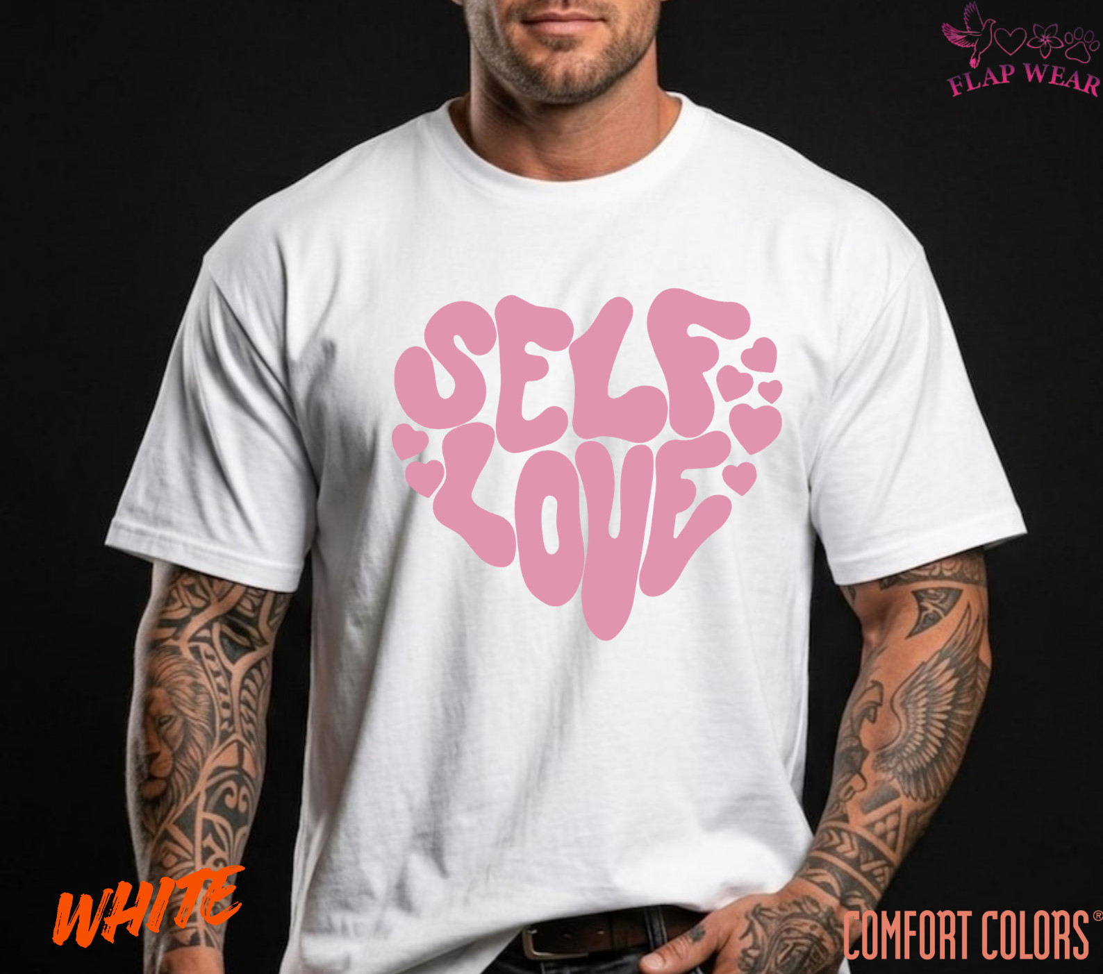 Unisex Self Love HeartT shirt Men T shirt Women valanity Romantic gallery