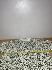 BNWT RoadBlock Ben Franklin 100 Dollar Bill $100 All Over Pattern T Shirt Mens M