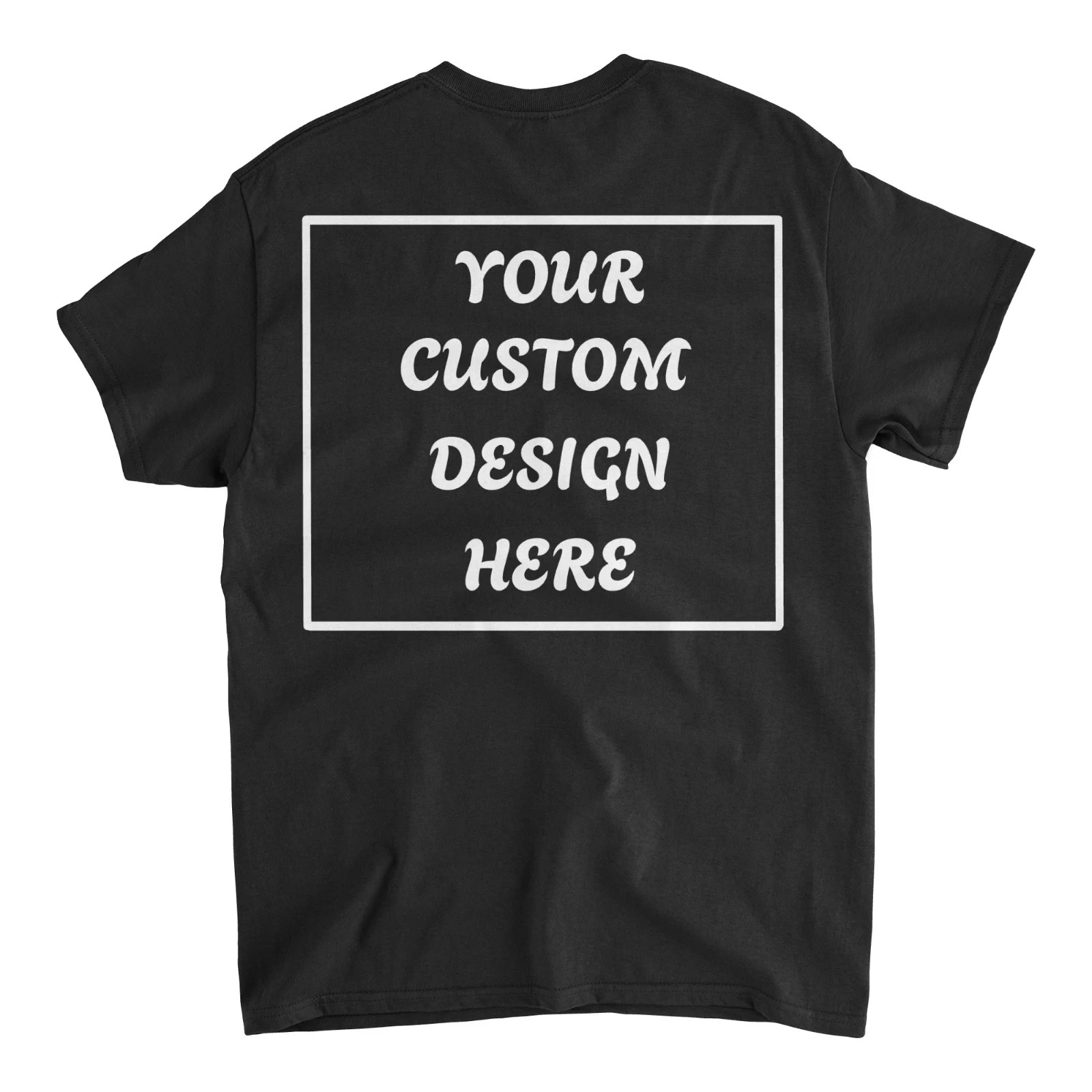 Custom T-Shirt Men’s Design Your Own Front Back Print Personalized Tee gallery