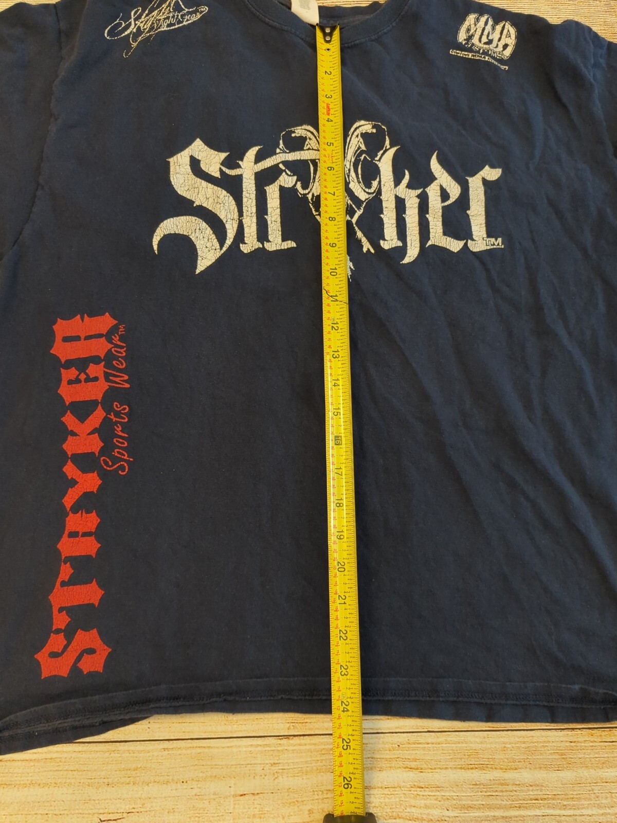 Men’s MMA Stryker Fight Gear Brazilian Ju-Jitsu Graphic T Shirt XL RARE EUC gallery