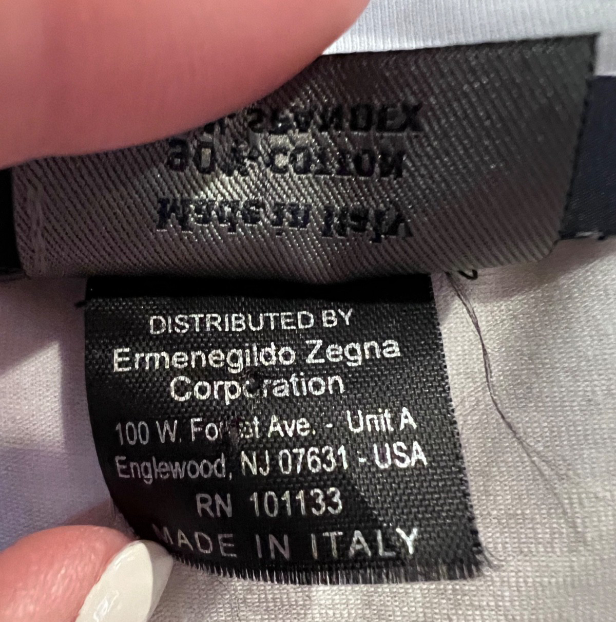 Zegna White T-Shirt Short Sleeve Casual Top Size XL Cotton/Spandex Italy gallery