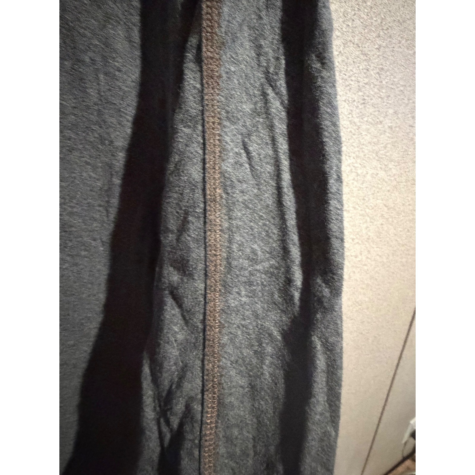 Carbon 2 Cobalt Mens XL Henley Shirt Gray Long Sleeve Raw Edge Cotton RN 129641 gallery
