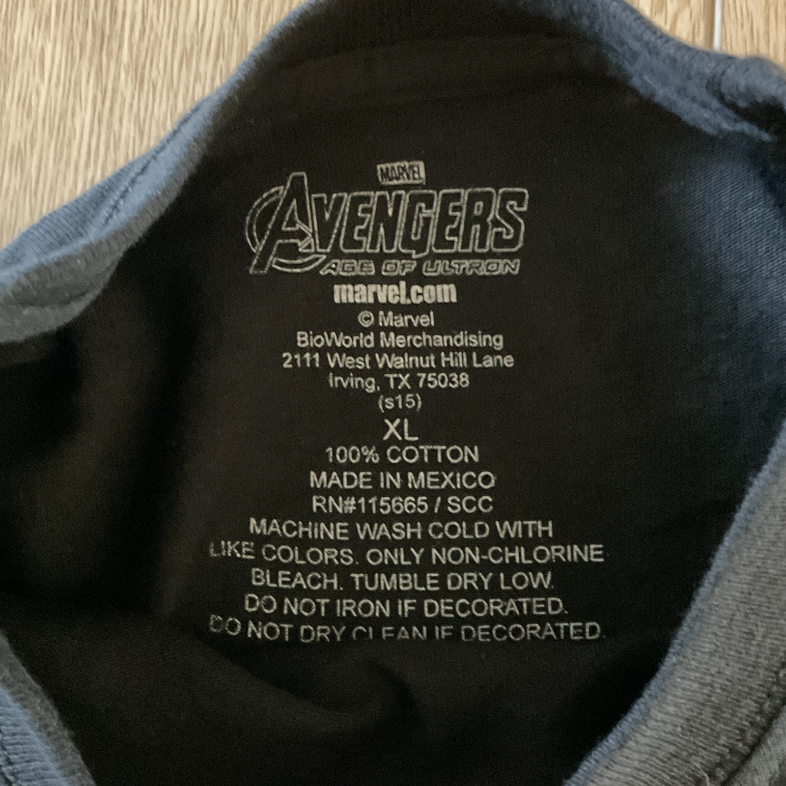 Avengers Age Of Ultron Short Sleeve XL T-Shirt Marvel Comics Movie Characters gallery