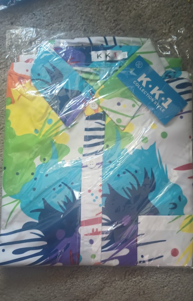 Genuine Thai POLYESTER CAMPSHIRT w/Pocket-NEW WITH TAGS- SIZE XL