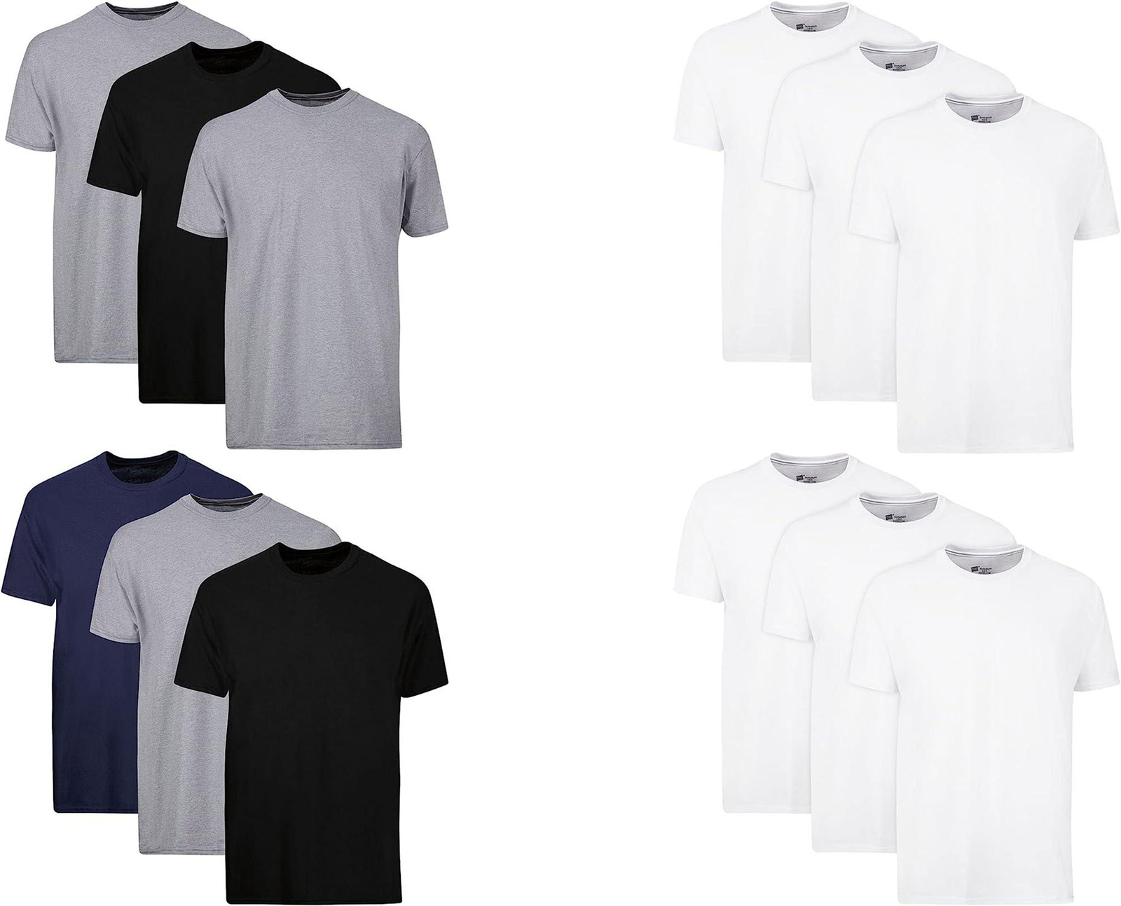 Hanes Men's Moisture-Wicking Cotton with Odor Control Undershirts gallery