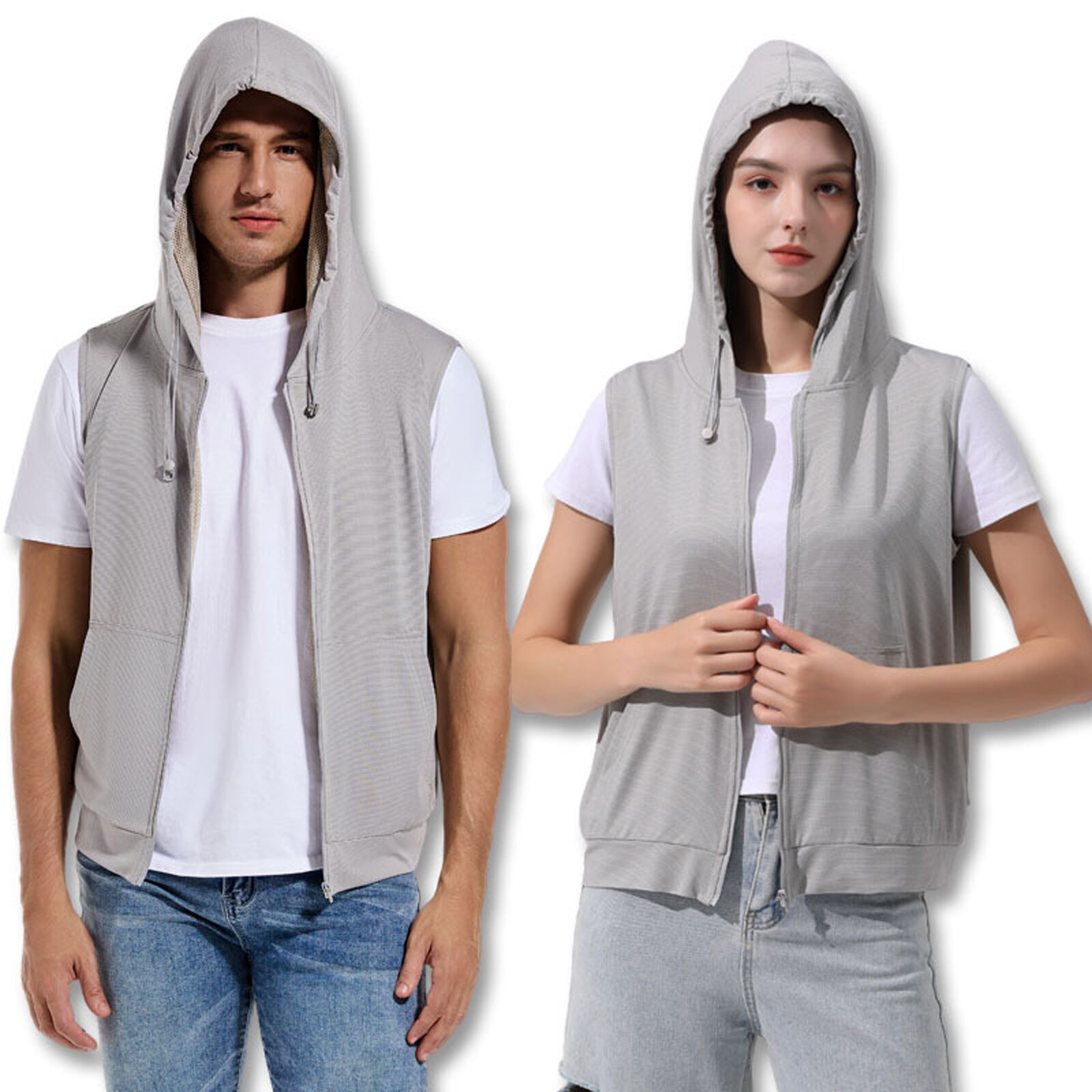 Unisex Silver Fiber Clothes Vest EMF Shielding Anti-Radiation Sun UV Protection gallery
