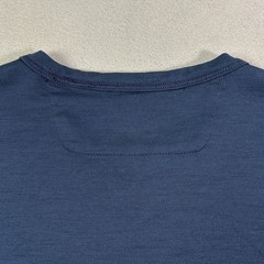 Peter Millar Excursionist Flex Performance Merino Tee Mens Medium Navy Blue Crew
