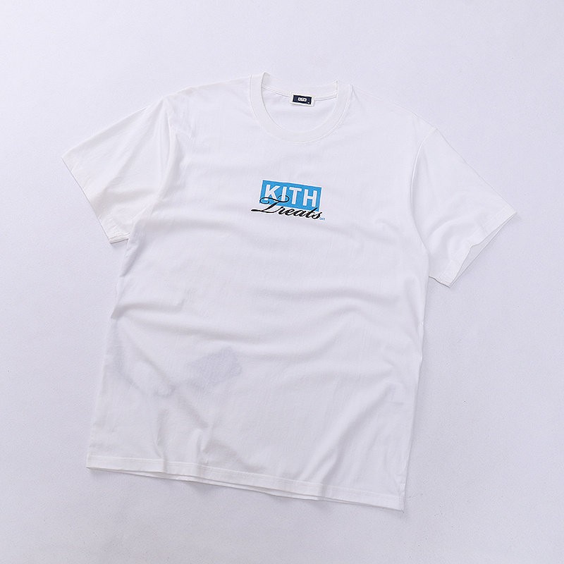 KITH T Shirt American High Street Letter Print Cotton Loose Couple Tee gallery