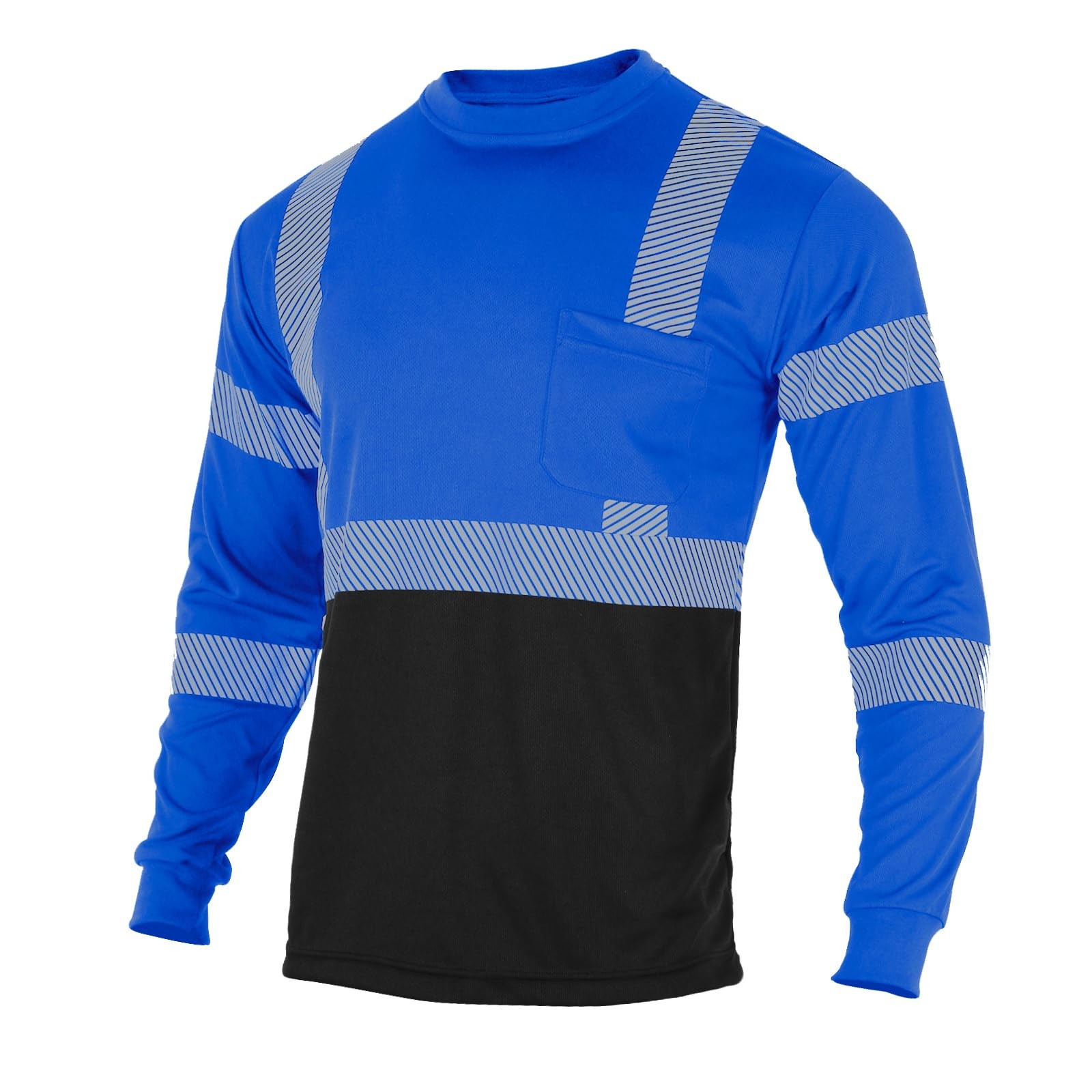 FONIRRA Safety Reflective High Visibility T Shirts for Men with Long Sleeve gallery