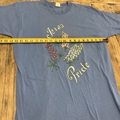 Vintage Single Stitch Texas Pride Blue Bonnet Tee Size XL