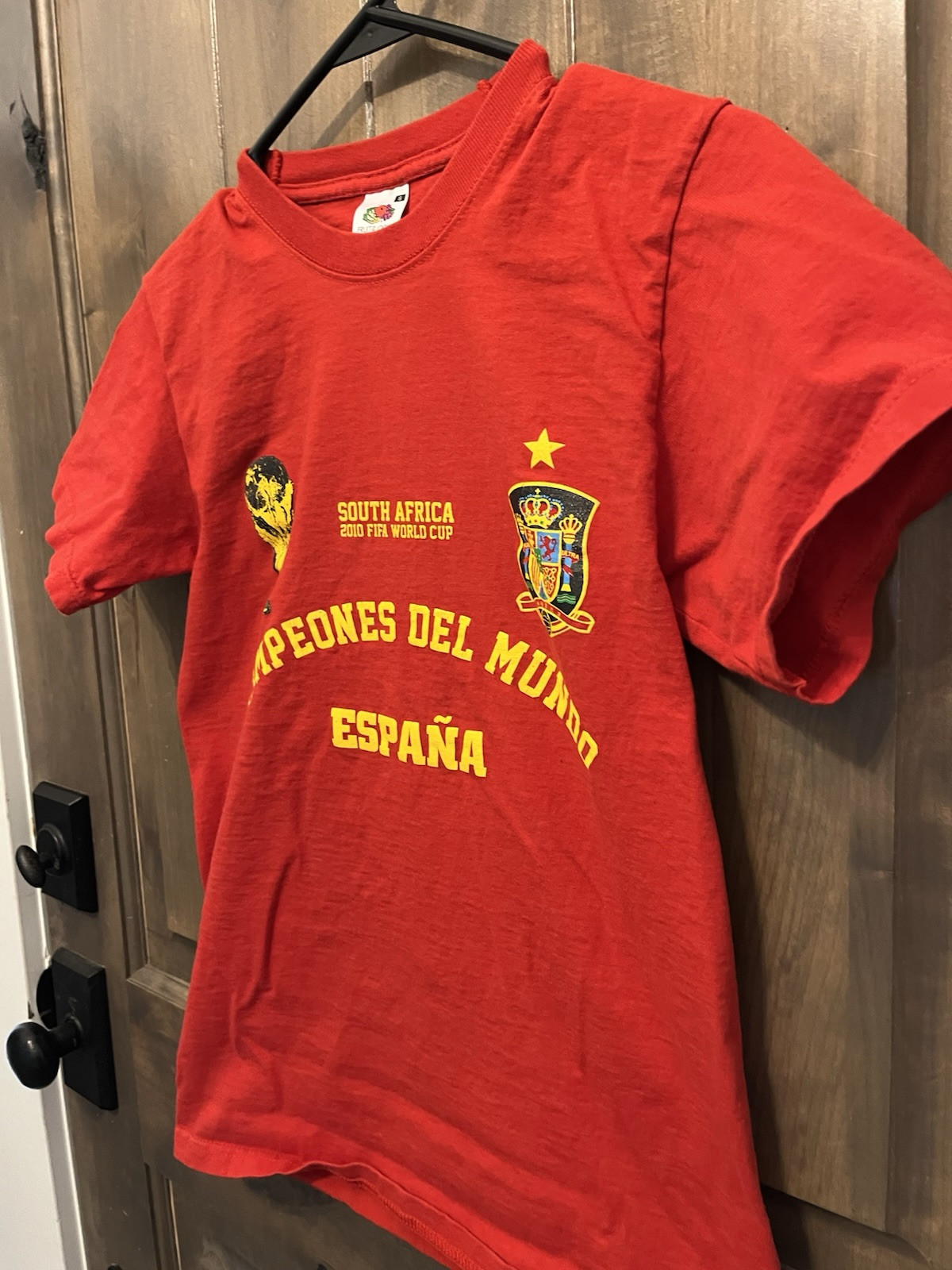 2010 FIFA World Cup Campeones Del Mundo Espana Shirt. Size Small. See Measure* gallery