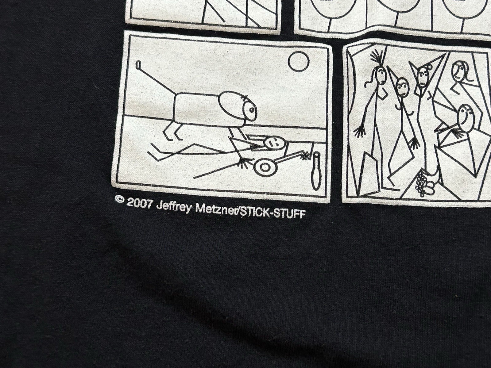 2007 STICK-STUFF by Jeffrey Metzner Museum Of Modern Art MoMA T Shirt gallery