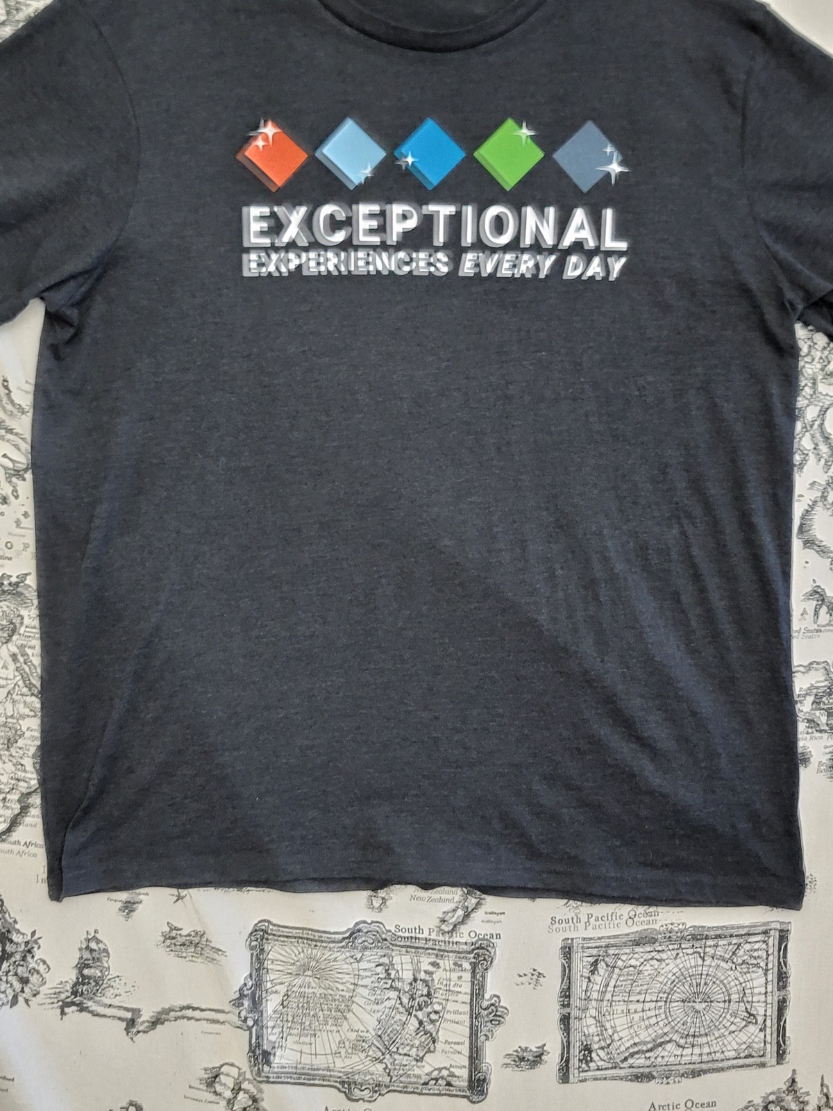 District Perfect Tri T-Shirt Men's 2XL "Exceptional Experiences Every Day" Sonic gallery