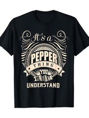 Pepper-Themed Graphic T-Shirt, 100% Cotton, Casual Crew Neck, Short Sleeve, Slig