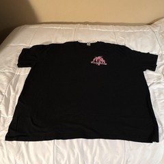 Digiprint Apparel Men’s Black Pink California Graphic Cotton T-Shirt 3XL