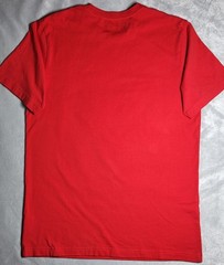 AKOO Medium Forty Acres & A Mule Men’s Red Graphic Logo Cotton Crew Neck T-Shirt