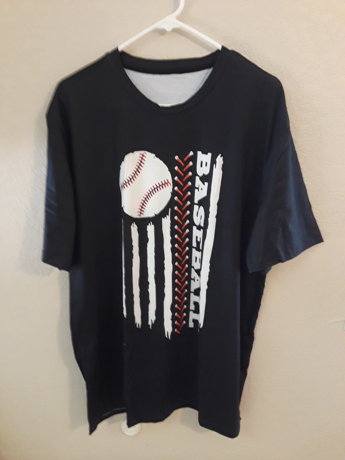Baseball Shirt 95% Polyester 5% Spandex Great Design Nice Feel XXL