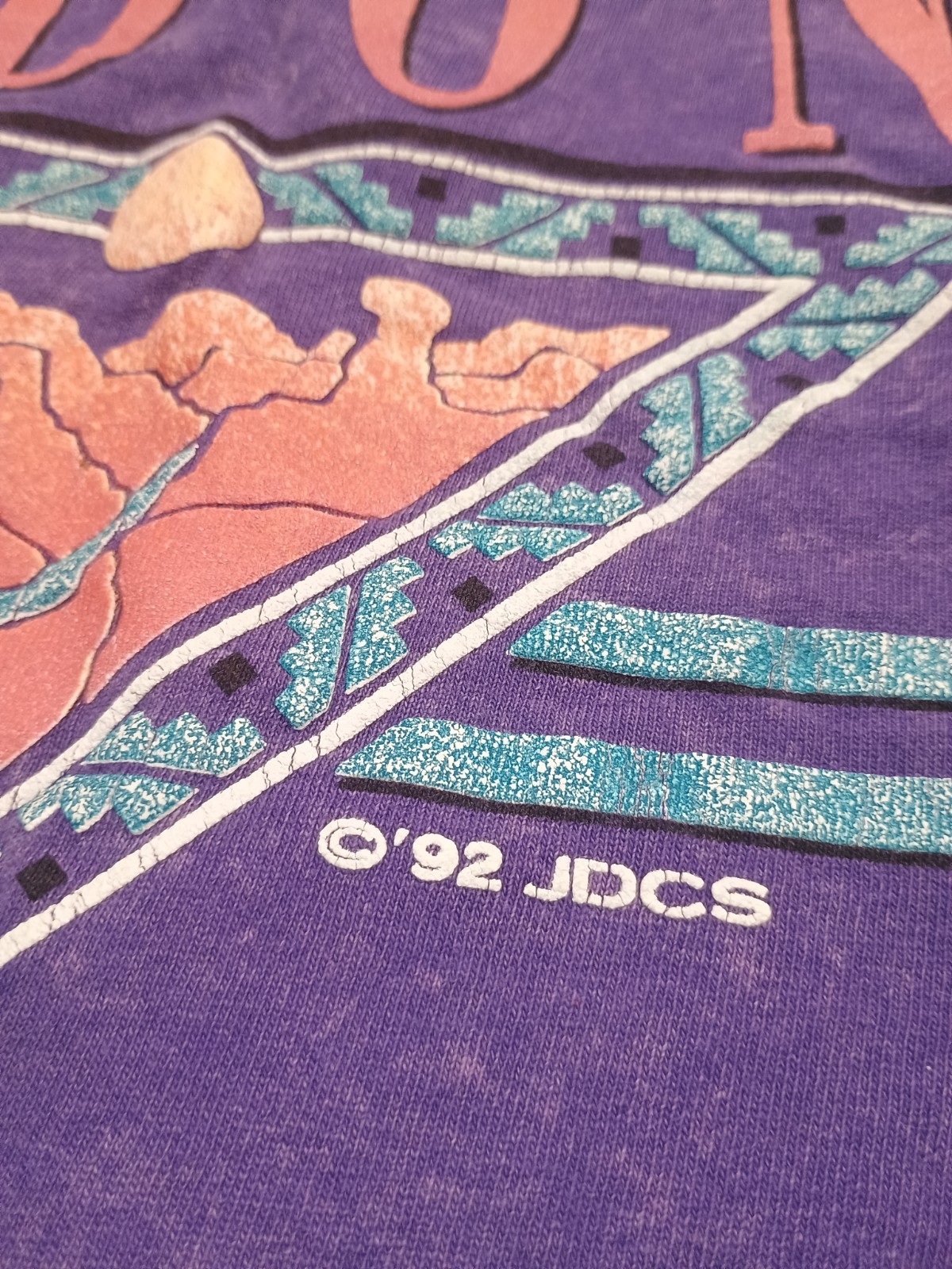 Vintage 90s Sedona Arizona T-Shirt Purple Large ONEITA Single Stitch gallery