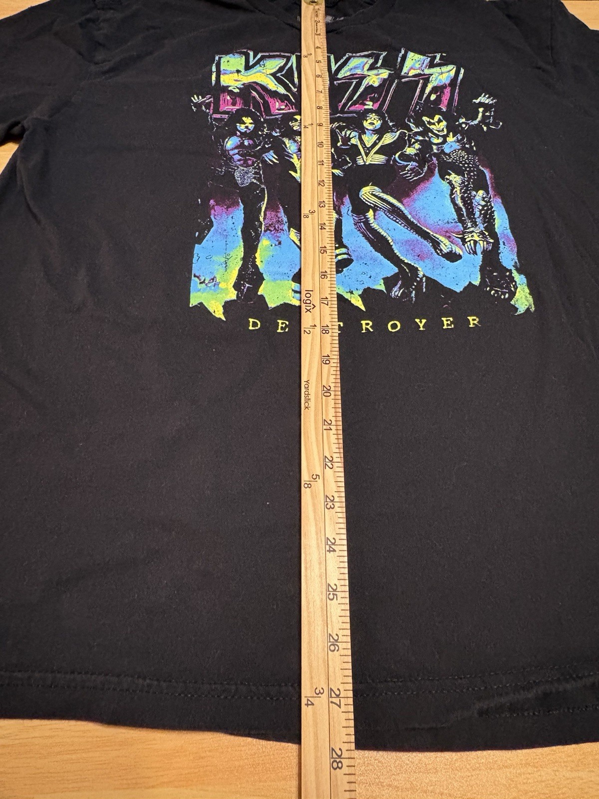 KISS Shirt Mens XL Cover Artwork Destroyer Album Cotton gallery