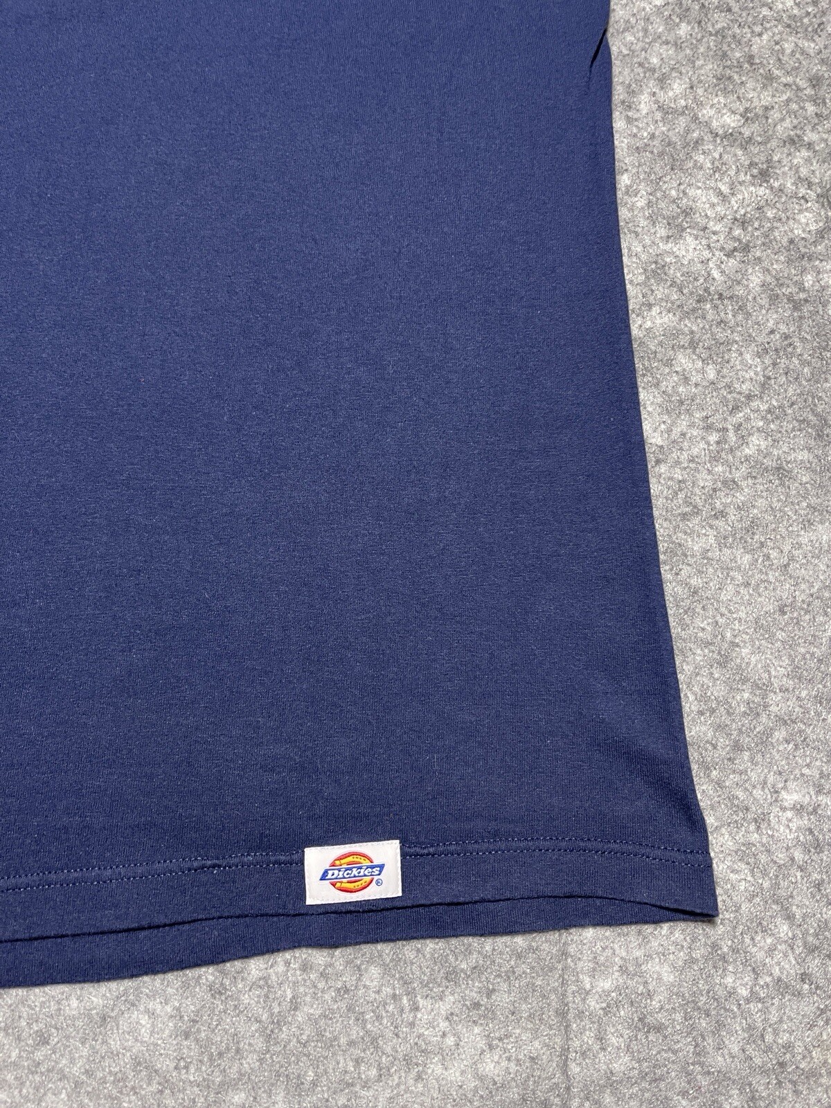 DICKIES Work Wear Logo Baggy Large Blue Shirt gallery