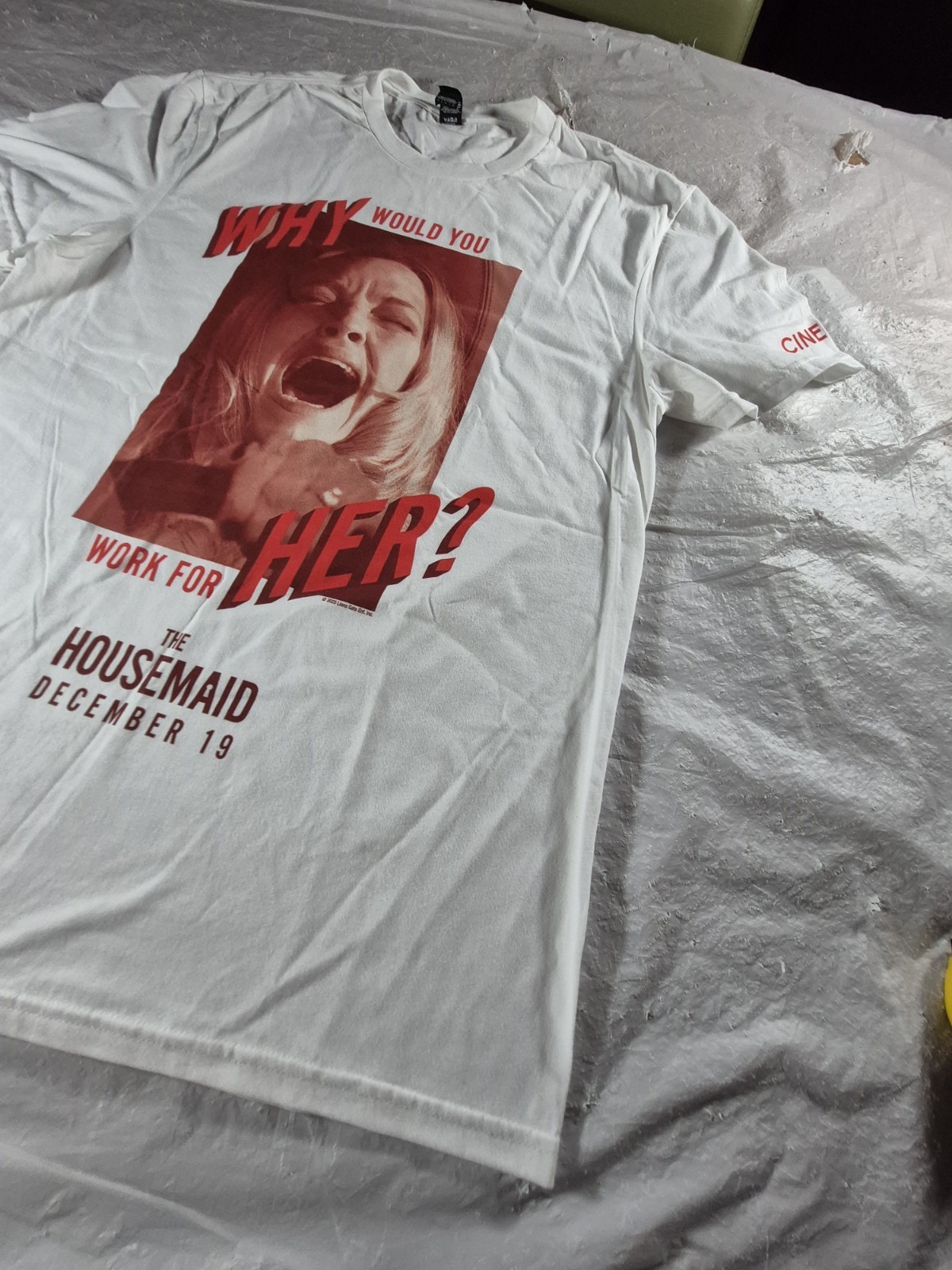 The Housemaid Cinemark Exclusive Amanda Seyfried Movie Promo White TShirt Medium gallery