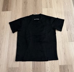 Aelfric Eden Oversized Black Tee White Piping Heart Logo Men’s size Large NWT