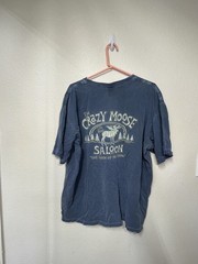Vintage Mr. Dyer The Crazy Moose Saloon Nantucket, Color Blue & Size XL