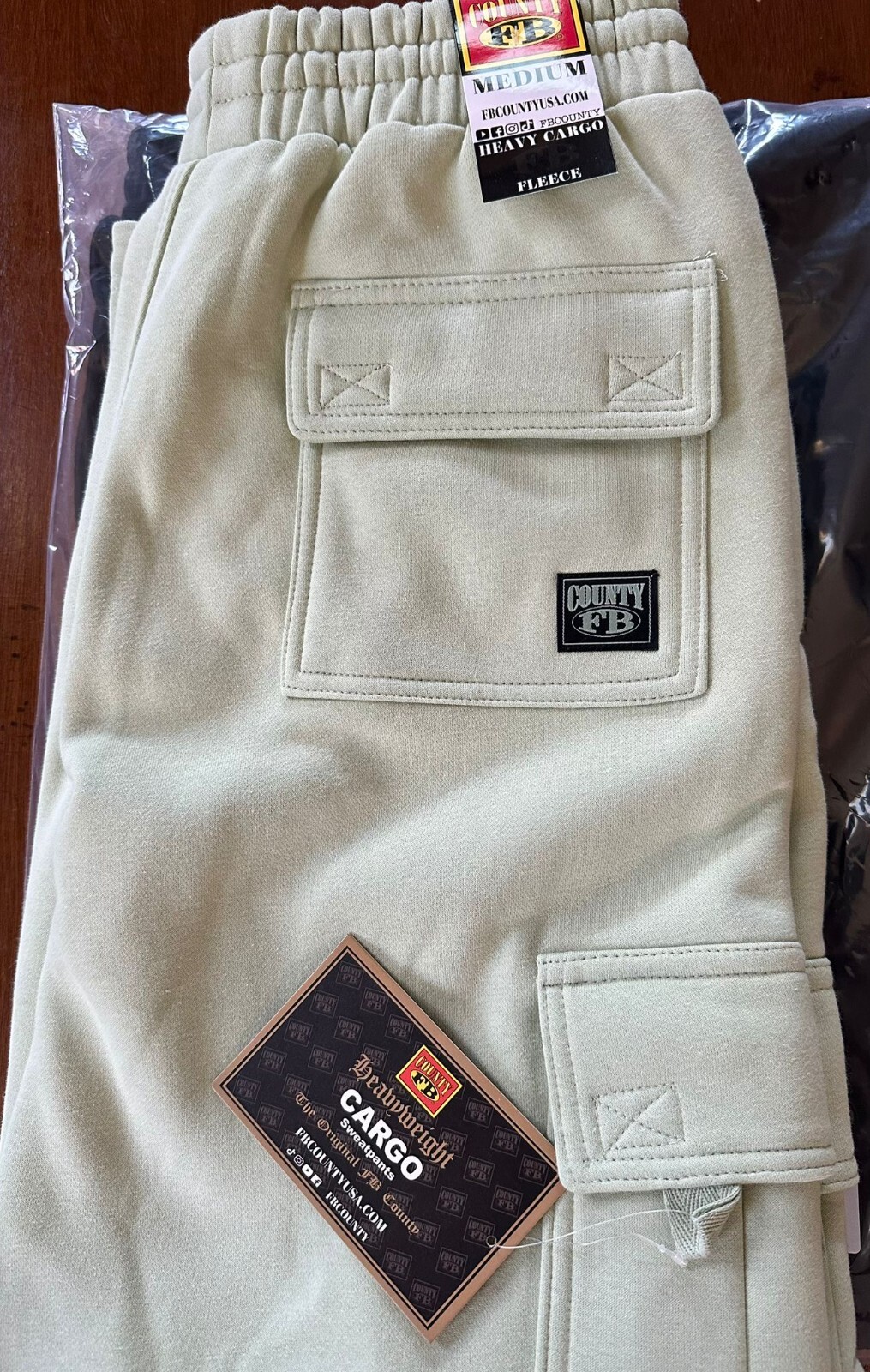FB County Baggy Heavyweight Cargo Pink Sweatpants Pant Pants Fleece gallery