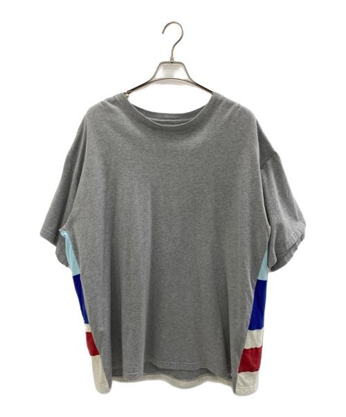 FACETASM Stars and Stripes Oversized Tee gray SPT-1030-07