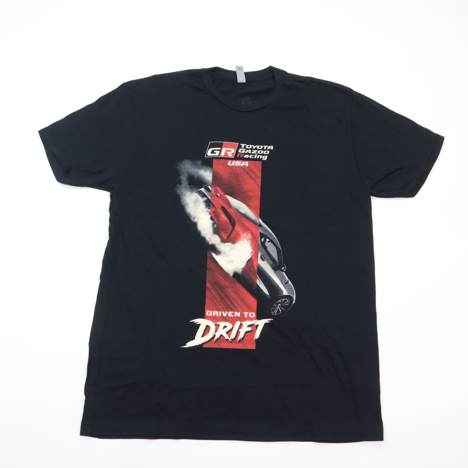 Toyota Gazoo Racing USA T-Shirt Mens Medium Slim Fit Black Drifting Cars NWOT gallery