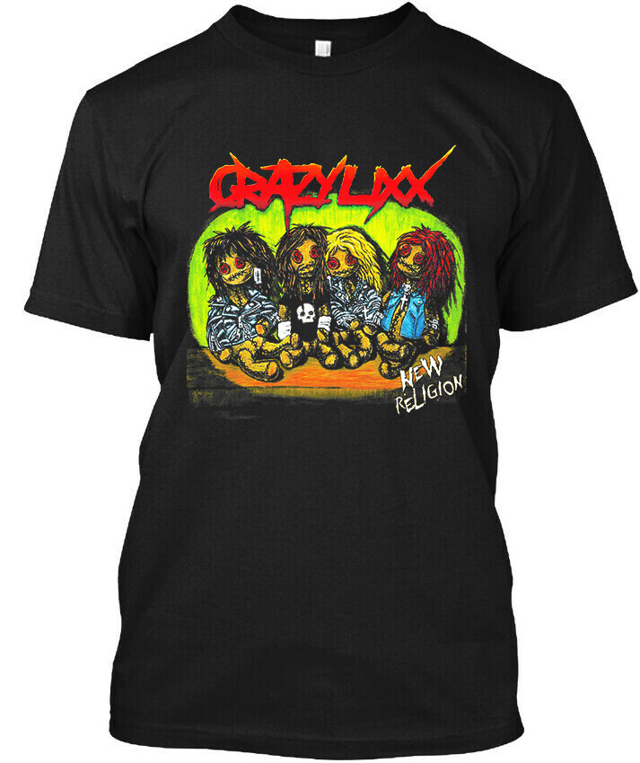 Limited New Popular Crazy Lixx New Religion Swedish Music Art Logo T-Shirt gallery