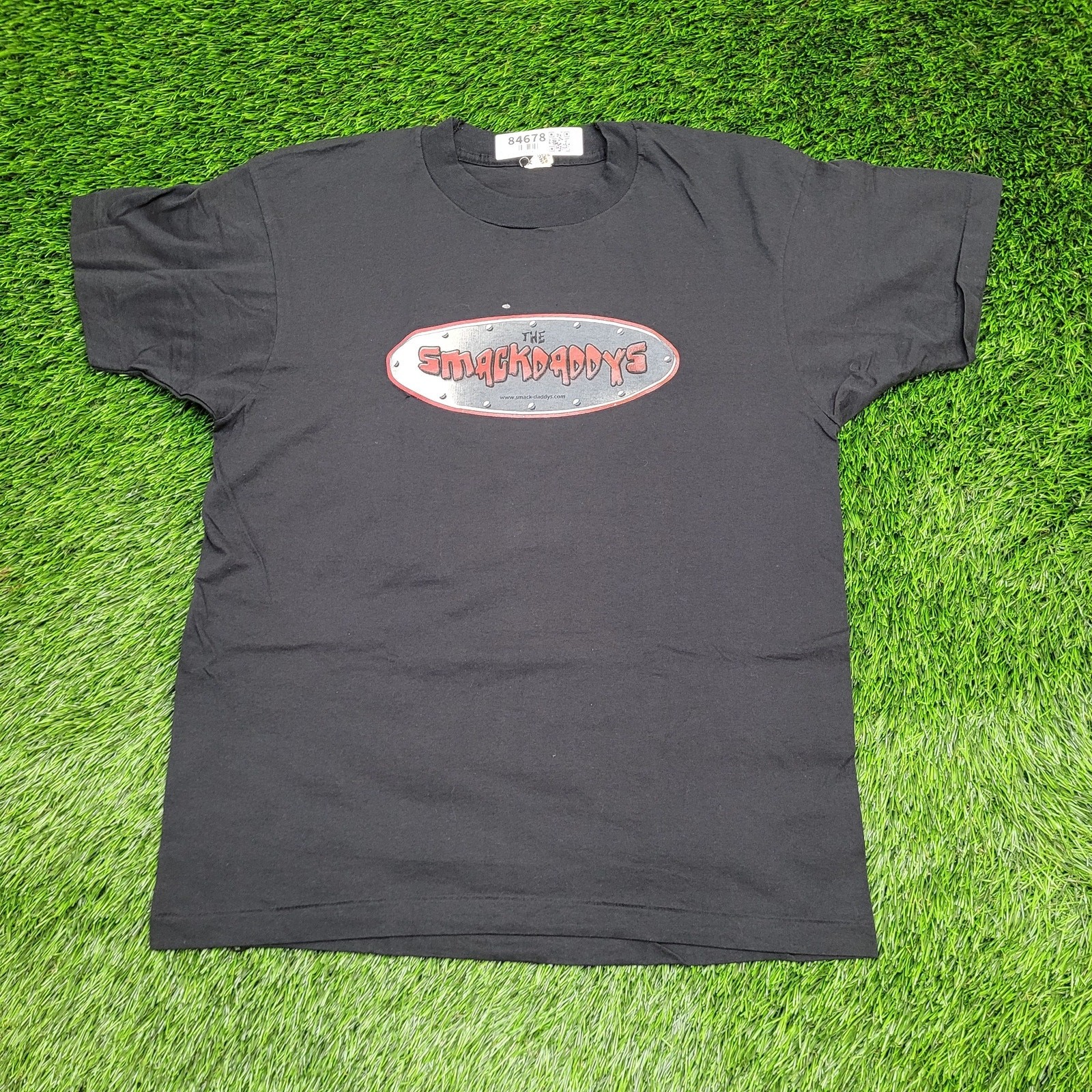 Vintage 80s Funny Smackdaddys Shirt Medium 20×26 Black